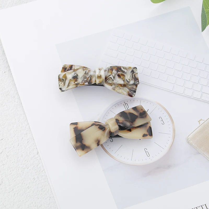 Новинка 2020 модные украшения для волос высококачественные заколки из ацетата с