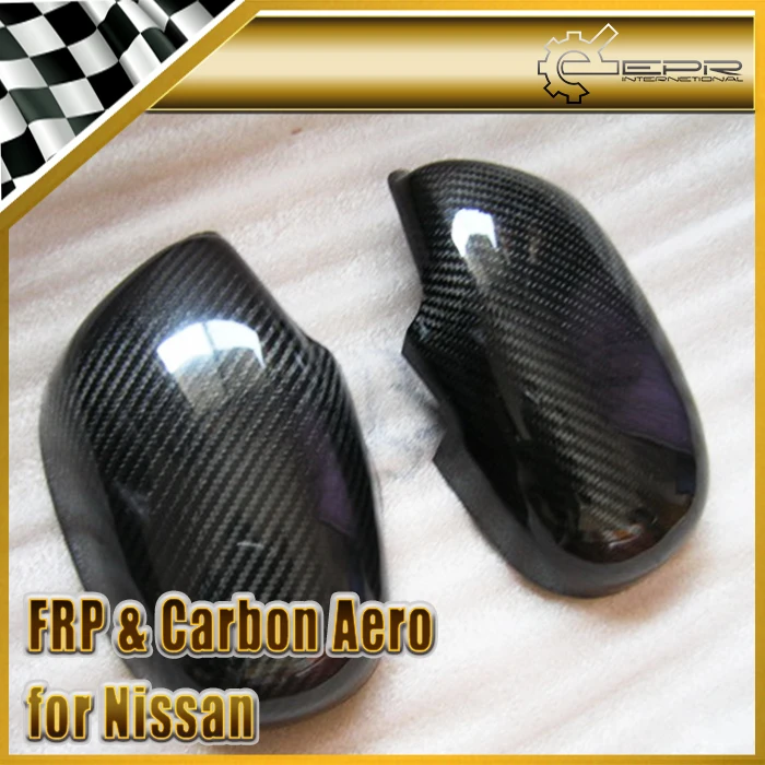 

Car Styling For Nissan Skyline R33 GTR GTST Carbon Fiber Side Mirror Cover Glossy Fibre Exterior Accessories Racing Trim
