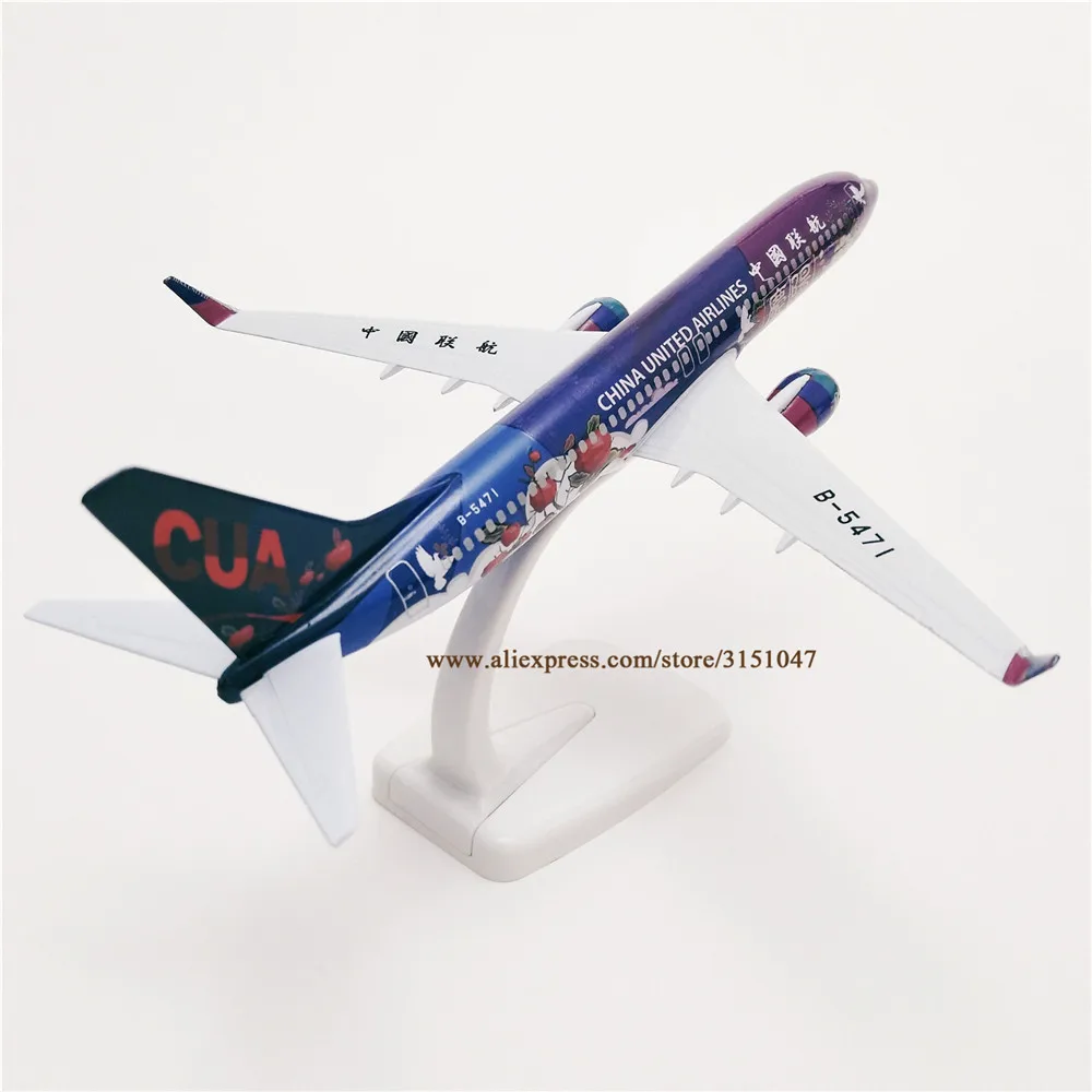 20cm Alloy Metal Air China UNITED Airlines Boeing 737 B737 Airways Airplane Model Plane Diecast Aircraft Kids Gifts | Игрушки и хобби