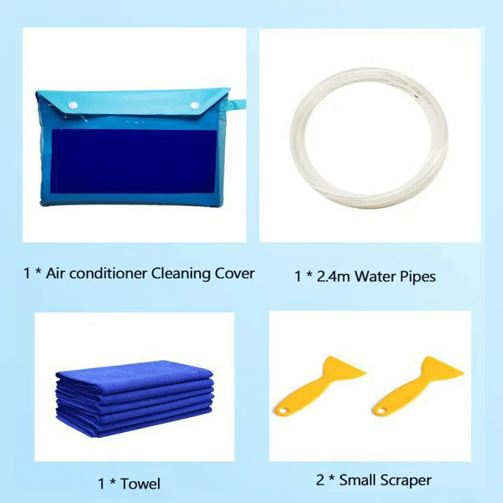

Waterproof Air Conditioner Cleaning Cover With Water Pipes Cleaning Dust Bag