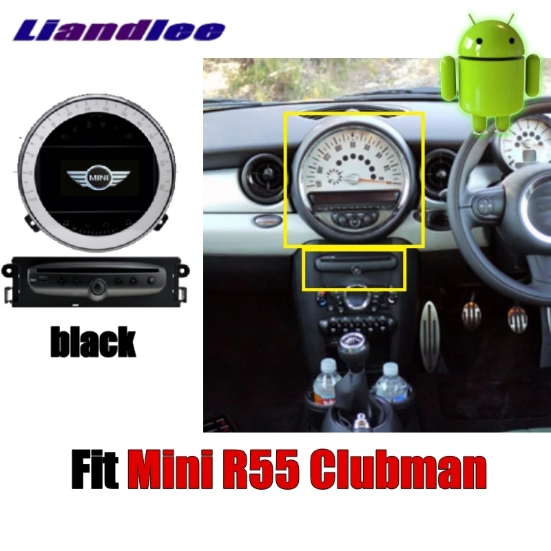 Автомобильный мультимедийный плеер Liandlee без DVD NAVI для Mini Clubman R55 2007 ~ 2014 Система