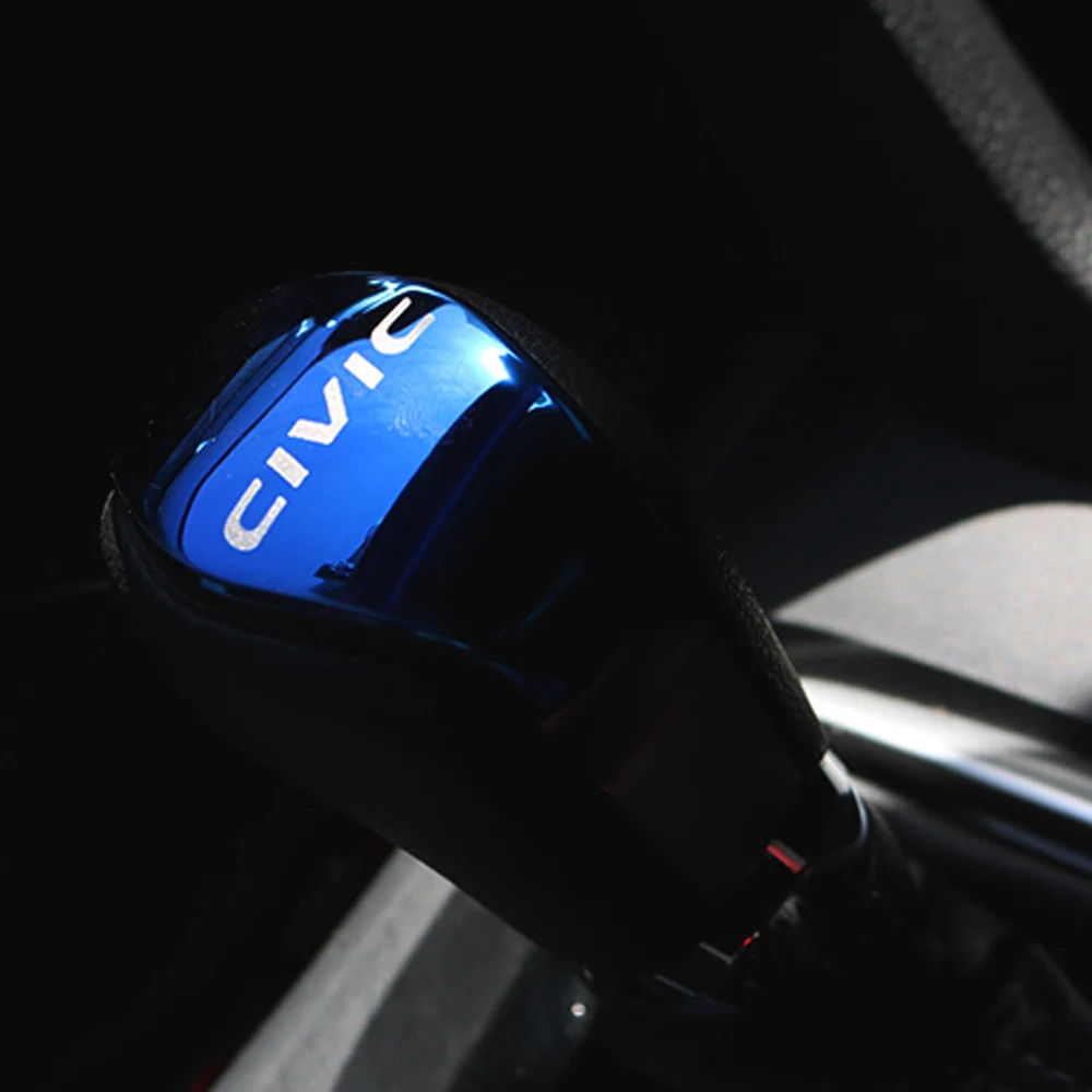 Ручка переключения рулевого механизма автомобиля блестки чехол наклейка для Honda