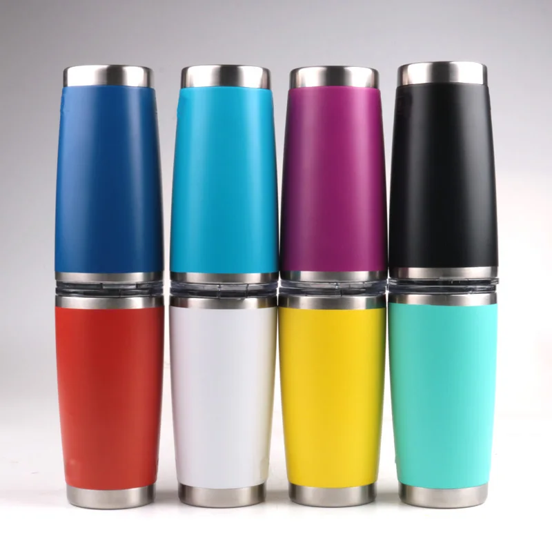 20 Вт 30 oz Нержавеющая сталь стакан с крышкой двойными стенками вакуумной