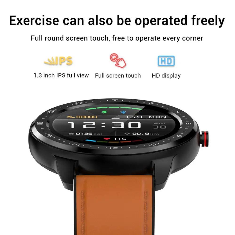 KINGNUOS Smart Watch Global Version IP68 Waterproof Smartwatch Women Men Watches For Android iOS Haylou LS05 From Xiaomi
