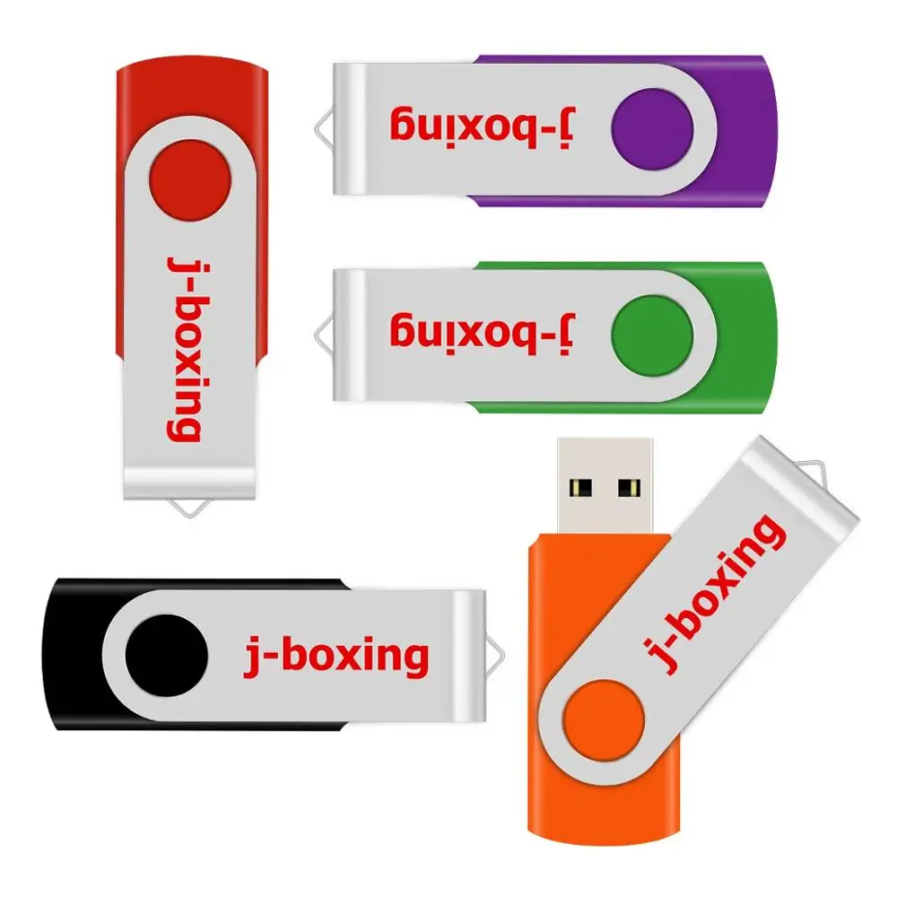 Металлическая USB флеш память J boxing 128 ГБ вращающаяся ГБ|USB флэш-накопители| |