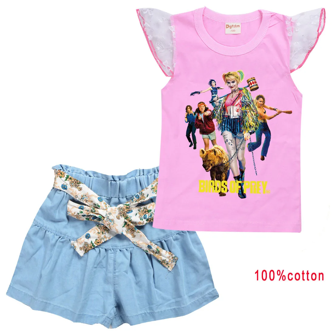 Костюмы для косплея самоубийц футболка Харли из отряда Квинна монстр шорты