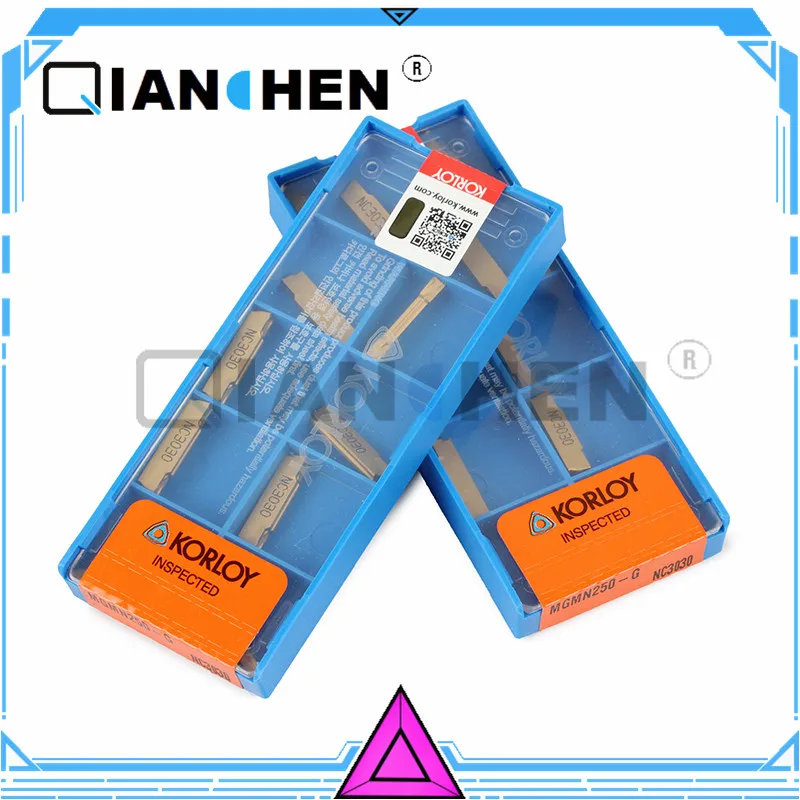 

Korloy MGMN250-G NC3030 (10pcs/lot) High Quality Internal Turning Tool Insert Genuine Original Korea Hard Alloy Ashley