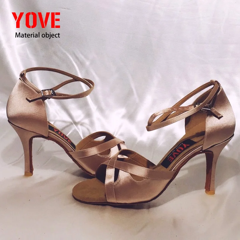 W124 8 танцевальная обувь YOVE Bachata/Salsa/kizomba женская обувь|salsa dance shoes|dance shoesdance shoes women |