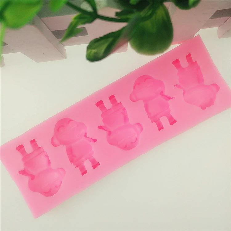 1 шт. 3D форма мультяшного персонажа помадка формы для выпечки шоколадный кот