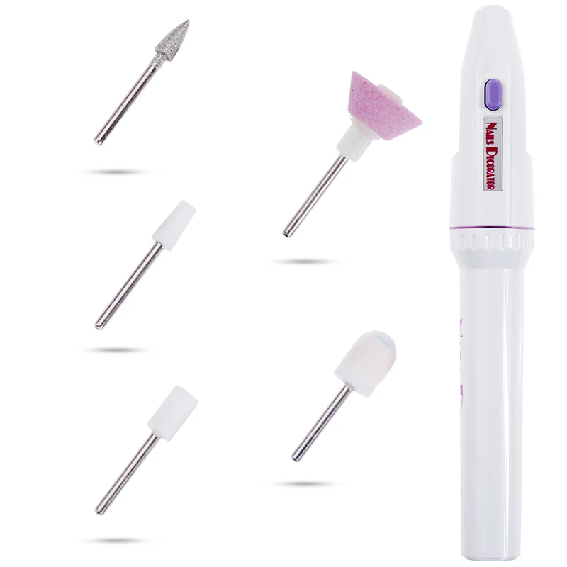 

Manicure Set 5 in 1 Electric Nail Drill Manicure machine Nail Drill File Grinder Grooming kit Callus Remover nail polish remover