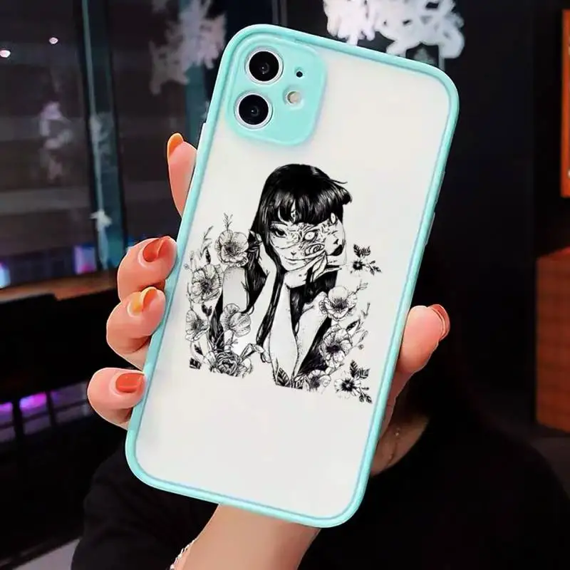 

Anime cartoon horror design Phone Case matte transparent For iphone 7 8 11 12 plus mini x xs xr pro max cover