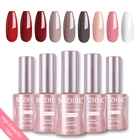 MIZHSE Гель-лак для ногтей 18 мл отмачиваемый УФ-светодиодный гель для ногтей чистый цвет краска гель эмаль для маникюра модный дизайн ногтей