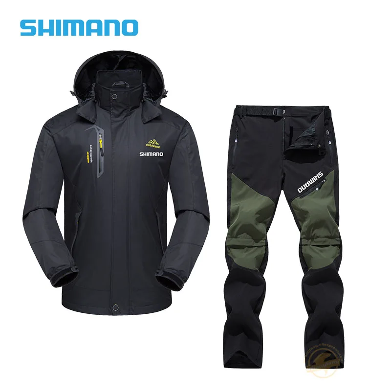 

Мужские осенне-зимние Рыболовные костюмы SHIMANO, уличная ветрозащитная спортивная одежда высокого качества для кемпинга и рыбалки, альпинизм...