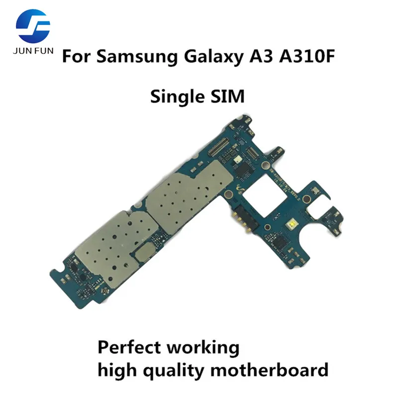 Материнская плата для Samsung Galaxy A3 A310F разблокированная оригинальная б/у