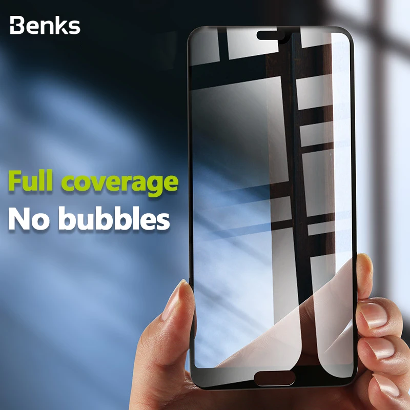 Benks HD VPRO полное покрытие изогнутое закаленное стекло для huawei P20 Pro изгиб