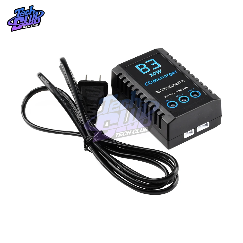 EU/US Plug Balanced Battery Charger for 10W/20W iMaxRC iMax B3 Pro Compact 2S 3S Lipo Power Supply RC Helicopter | Инструменты
