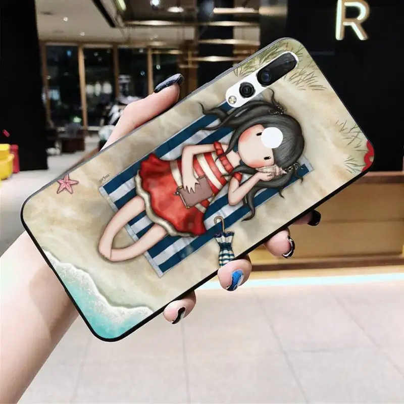 

Santoro Gorjuss cute cartoon girl Phone Case Huawei Y6P Y8S Y8P Y5II Y5 Y6 2019 P Smart Prime Pro