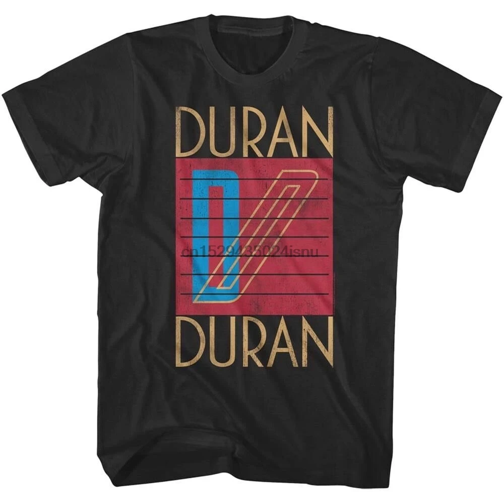 Duran логотип мужская футболка Pop музыкальная группа рок новая волна