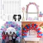 Cyuan 38 шт. воздушные шары, арка, настольная подставка, вечерние шары на день рождения, аксессуары, зажимы для свадебного украшения, набор настольных шариков с аркой