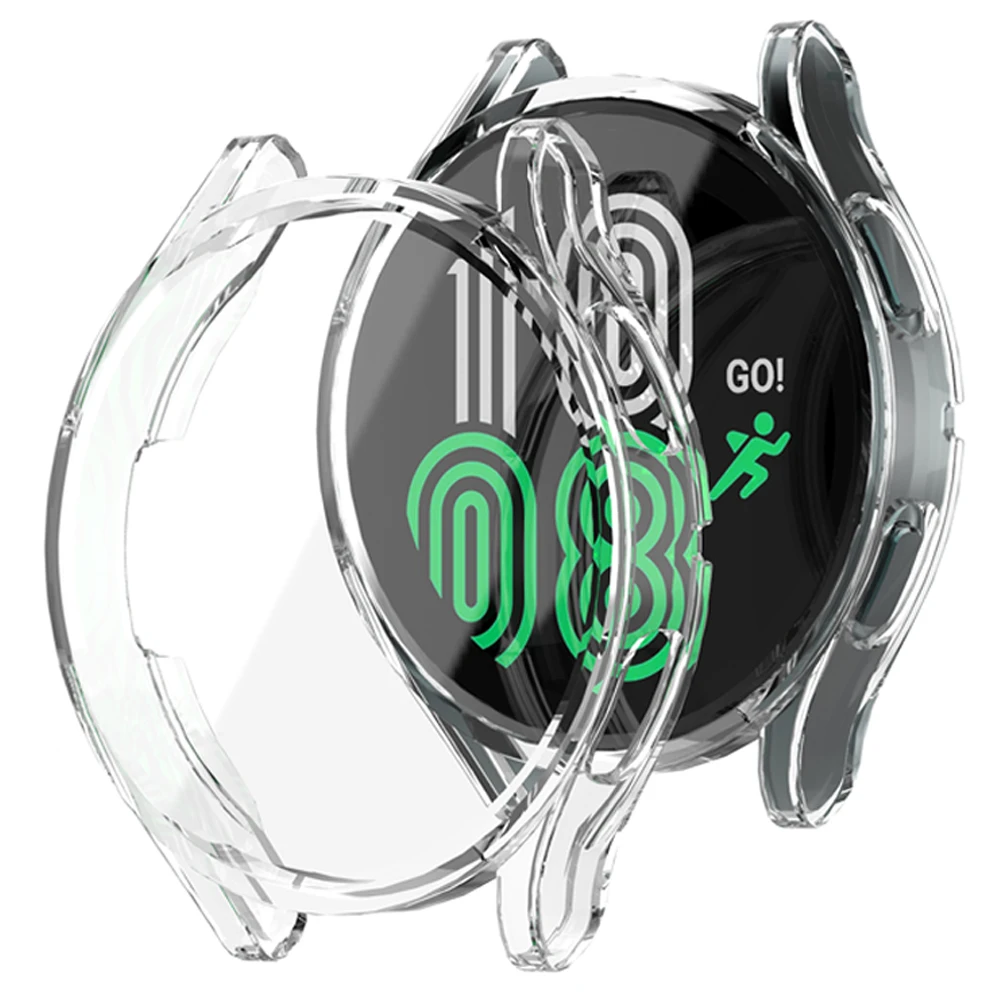 Watch Case for Samsung Galaxy Watch 4/5 40mm 44mm Screen Protector TPU All-Around Bumper Protective Cover for Watch 5 40mm 44mm