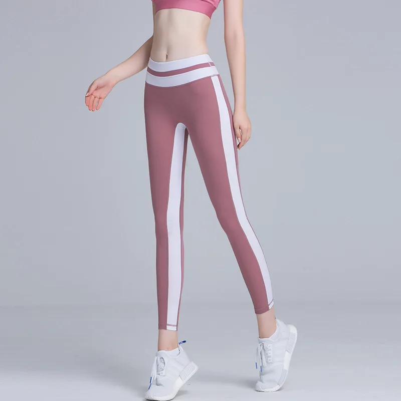 Сексуальные штаны для йоги женские спортивные Леггинсы фитнеса и спортзала