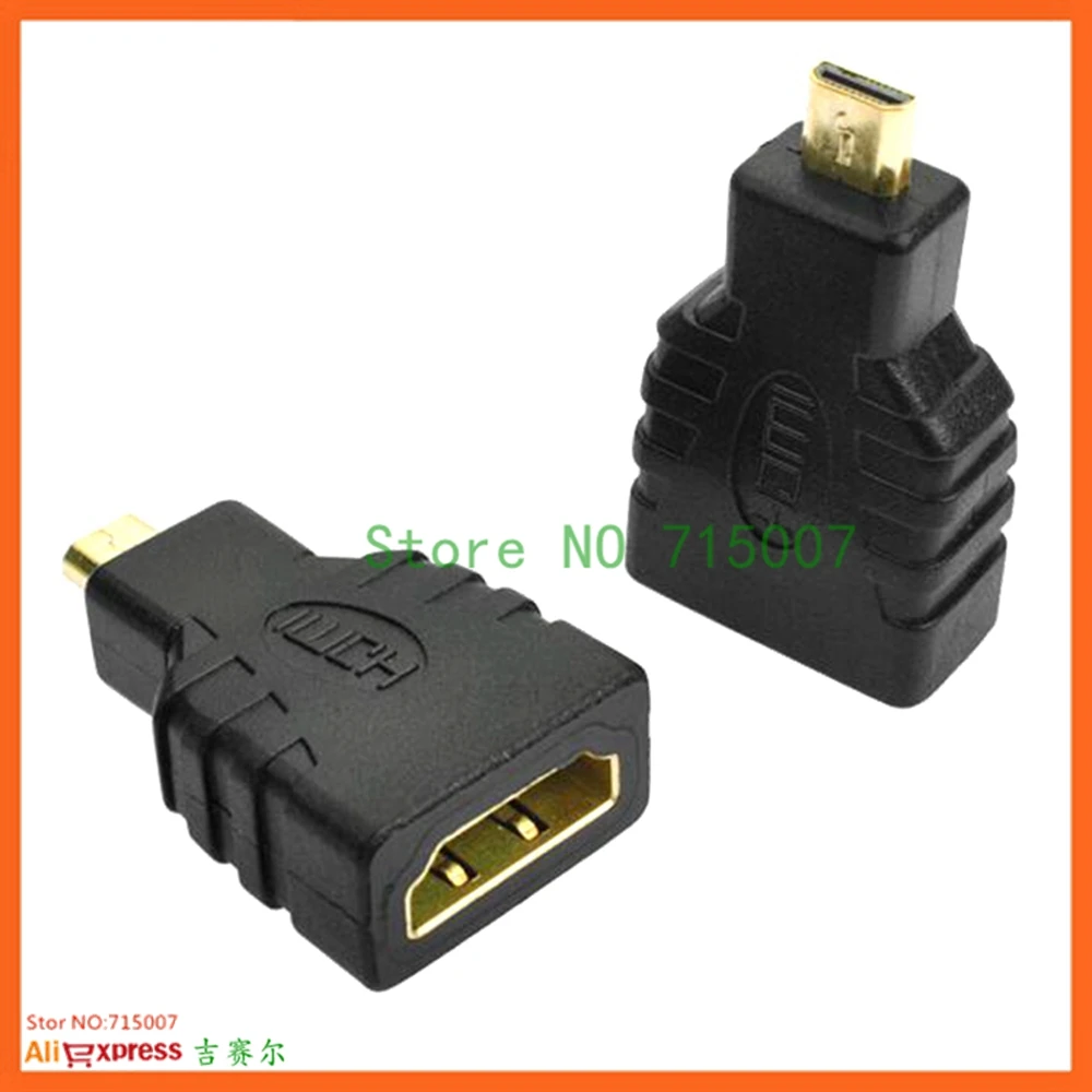 Кабель преобразователь Micro HDMI совместимый с переходник Type D папа Мама типа А для