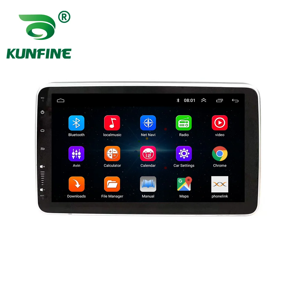 

KUNFINE Universal 10.1 inch Android Car Headrest Monitor 1080P WIFI Bluetooth Car Rear Seat 2.5D IPS Screen MP5 Player radio