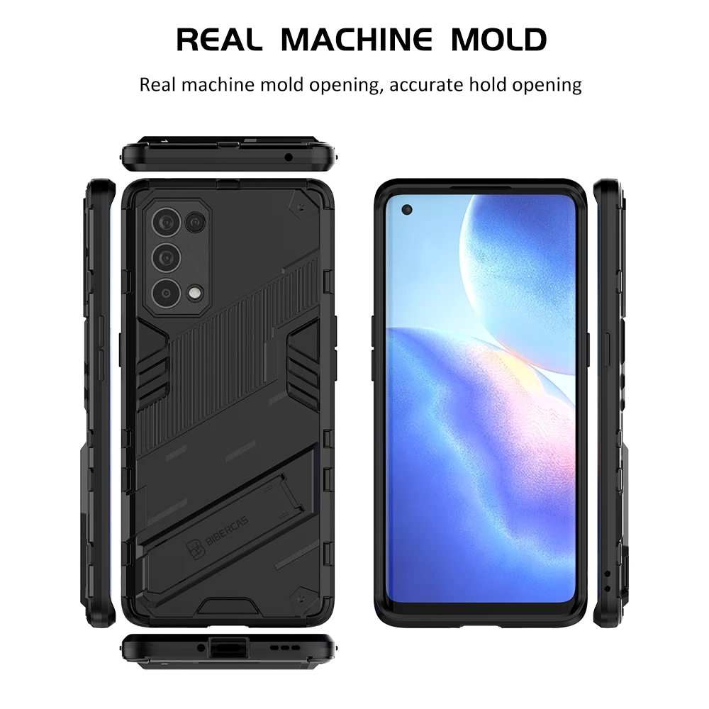 shockproof casing for oppo reno 5 pro plus 5g reno5 z punk back cover hard case with kickstand free global shipping