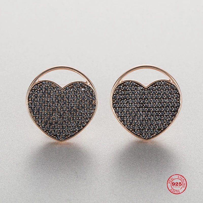 Модные очаровательные серьги из стерлингового серебра с оригинальной копией 1:1