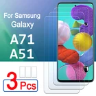 Защитное стекло для samsung a71, закаленное стекло для samsung galaxy a 51 51a, 3 шт.