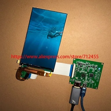 LS060R1SX01 LCD Kit 6 дюймов 2560*1440 2K LS060R1SX01 ЖК-модуль экран VR Виртуальная реальность DIY DLP проектор Комплект SLA 3d принтер монитор 1440P - Цвет: LS060R1SX01 LCD Kit