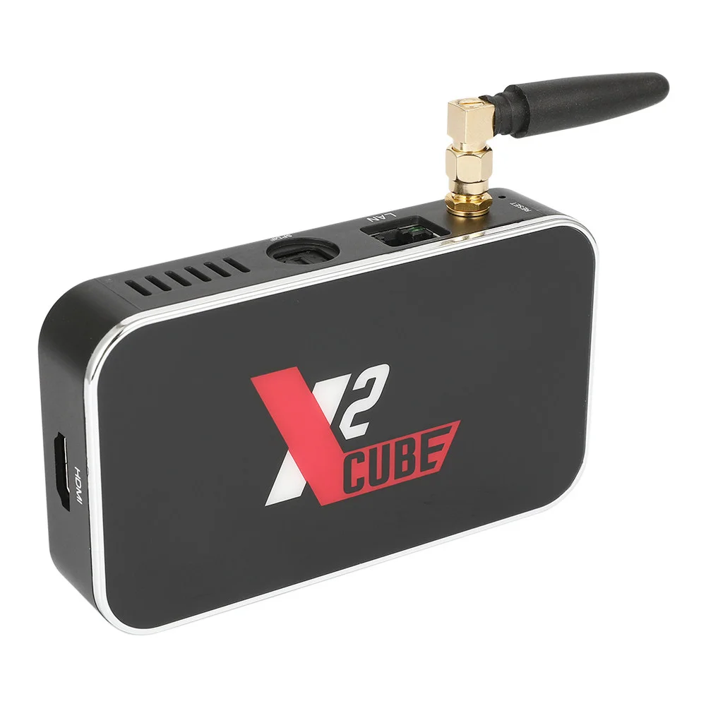 X2 PRO X2 cube Android9.0 Смарт ТВ приставка Amlogic S905X2 2G 16G 4G DDR4 3 2G приставка 2,4G/5G WiFi 1000M 4K HD медиаплеер