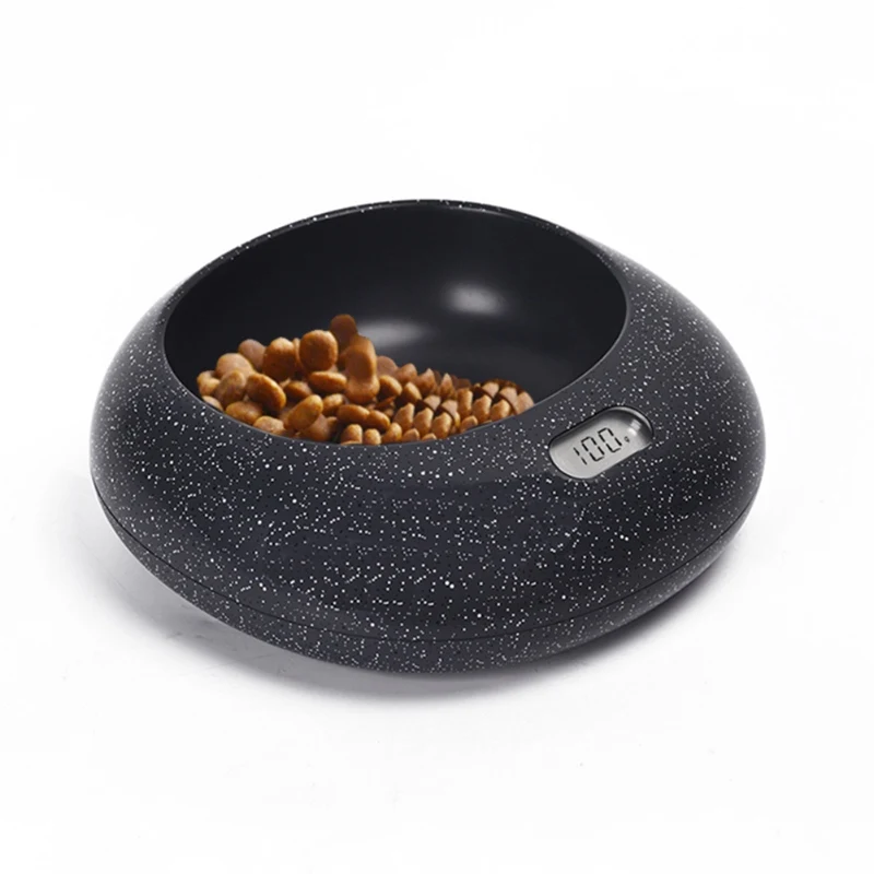 

Portable ABS Kitchen Scale Spoon Measuring Scoop Cup Pet Bowls Feeder Food Scale Cup For Dog Cat Feeding Bowl With Led Display
