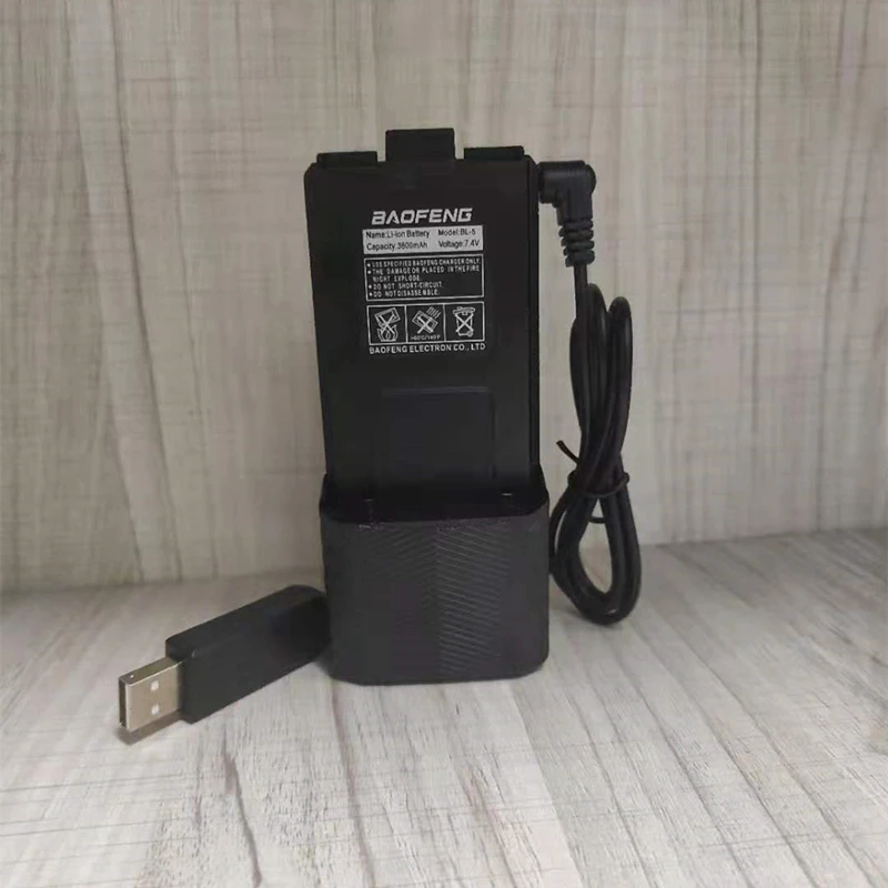 Baofeng UV 5R Battery 3800 mAh 1800mAh Battery USB Cable for Baofeng Walkie Talkie UV-5R BF-F8 UV5R UV-5RE UV-5RA 5RB 5RL F8HP