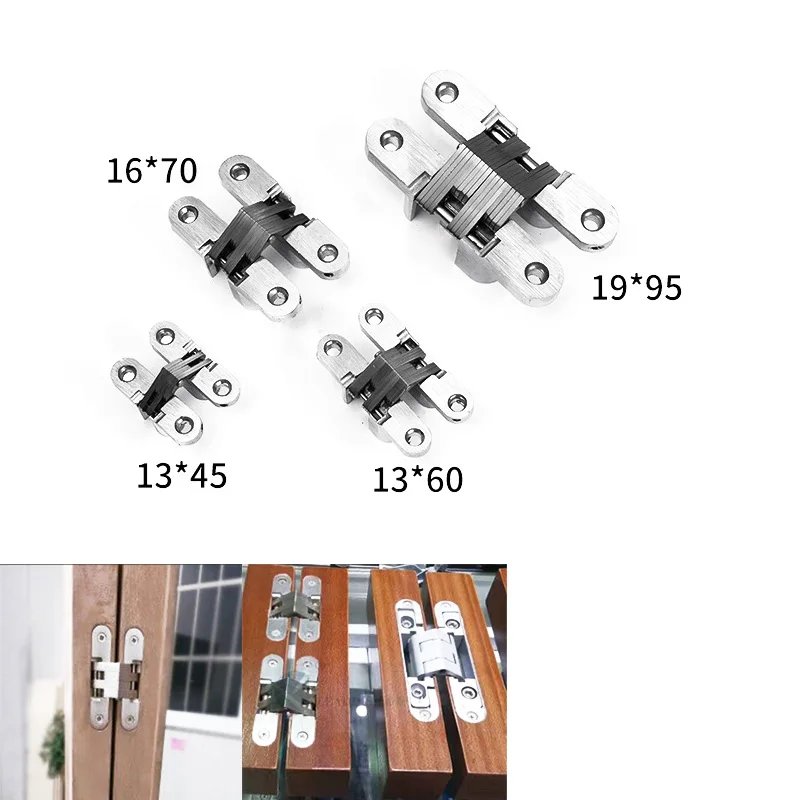 2 шт нержавеющая сталь цинковый сплав скрытый шарнир ворота Петли Высокое