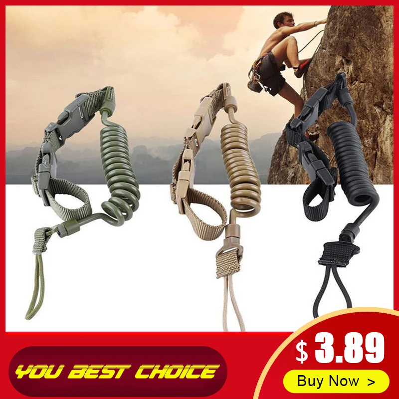 Тактический анти-потерянный эластичный шнур веревка военный весенний защитный