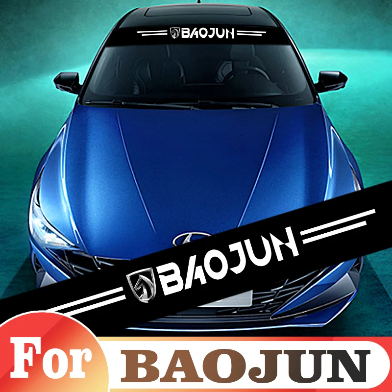 

Car Stickers Front Windshield Prevent Sunlight Reflection Decoration Decals Waterproof Window For Baojun Car Tuning Accessories