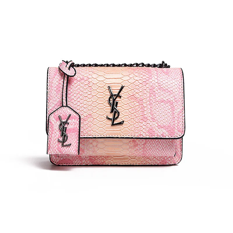 

New Shoulder Bag Chains Messenger Bag Fashion Girls Casual Handbag Simple Leisure Personality Small Square Women Bag