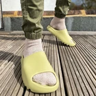 Летние Тапочки Topvivi для улицы, модель 2021 года, мужские модные сандалии с мягкой подошвой, женские трендовые домашние тапочки унисекс