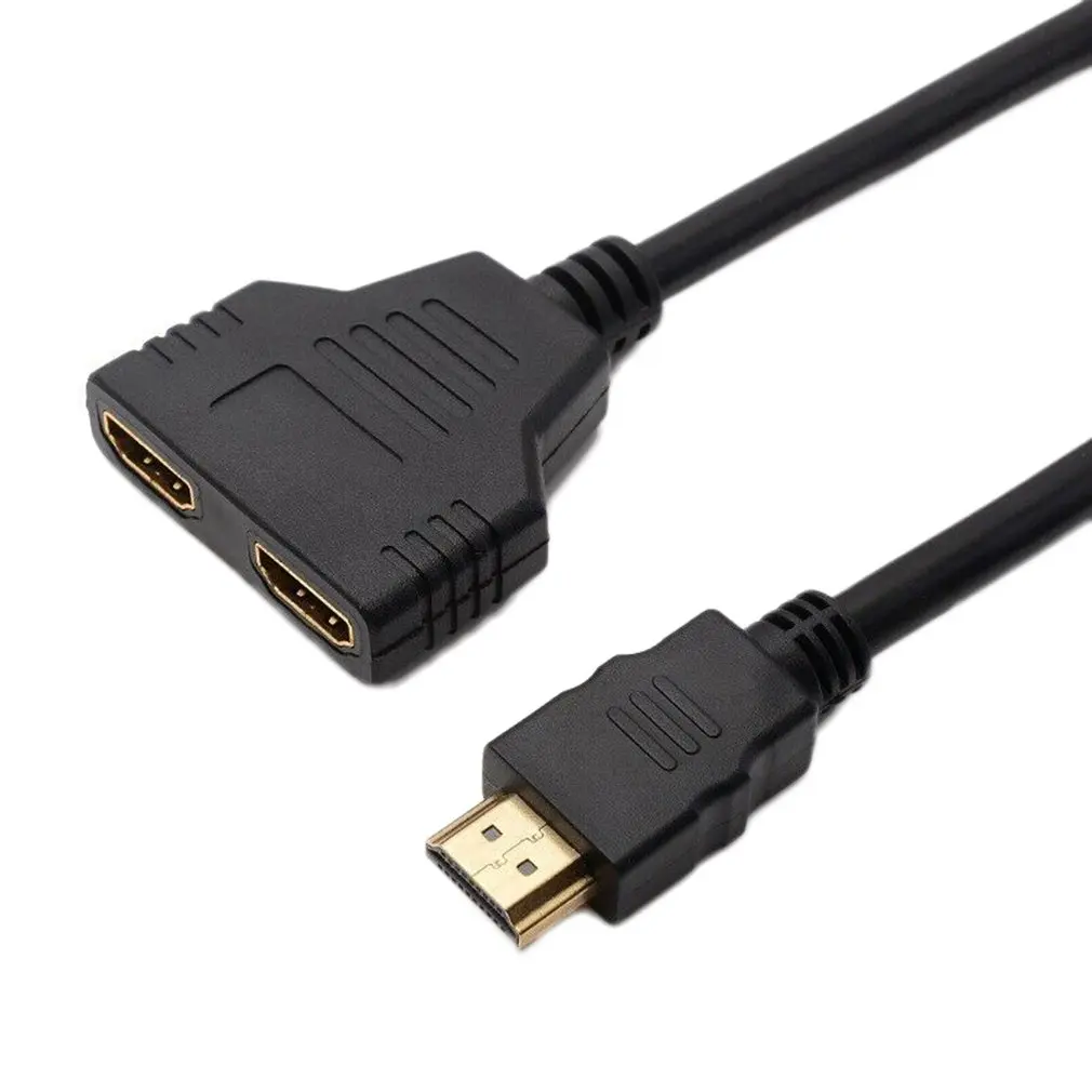 Изысканный прочный 1080P HDMI-совместимый порт папа-2 мама 1 в 2 Выход разделитель