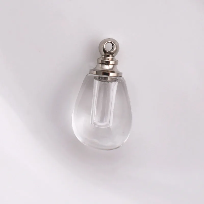 5 шт. маленькие подвески в виде капли воды стеклянные флакона формирование
