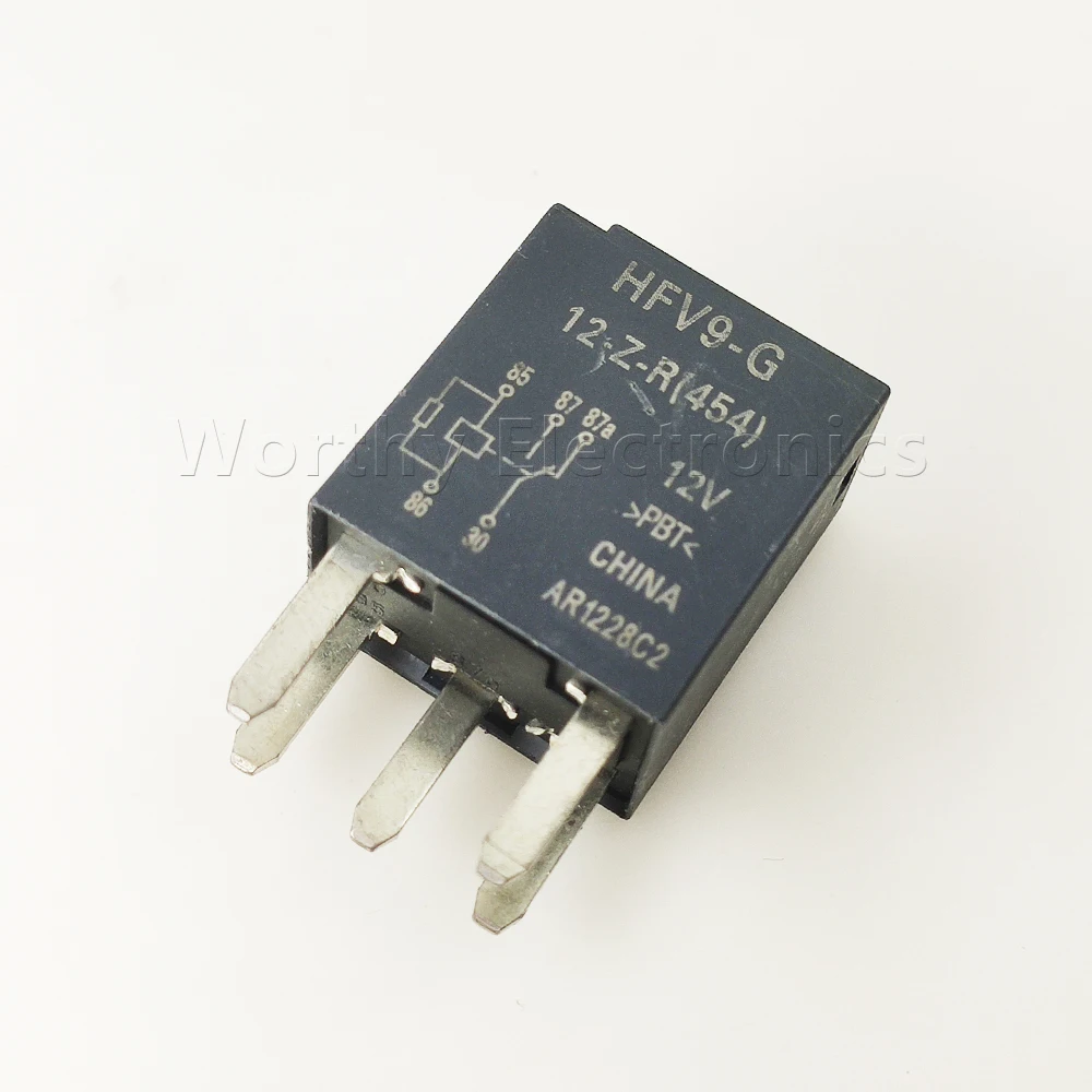 

Free shipping 10pcs/lot HFV9-G-12-Z-R(454) 20A 12VDC 5 pin relay DIP5