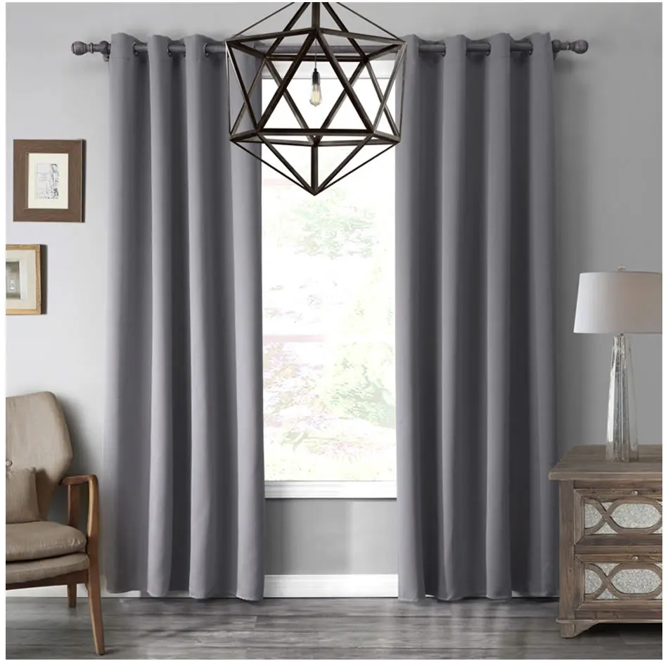 Modern Blackout Curtains for Window Treatment Blinds Finished Drapes Living Room Bedroom CT1060 | Дом и сад