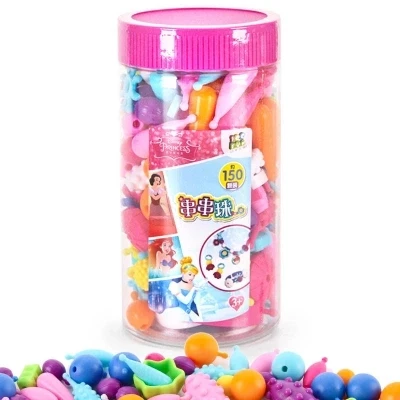 disiny150pcs Горячие игрушки поп бусины оснастки малыш ювелирные аксессуары комплект DIY ожерелье кольцо браслет ремесла подарок на день рождения для девочки Рождество - Цвет: disiny150pcs