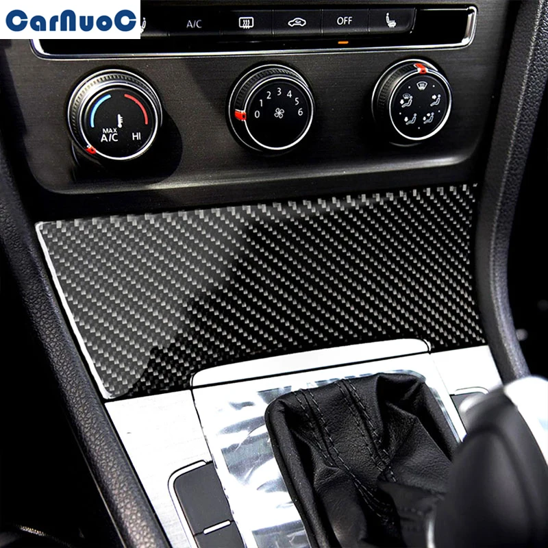 

1 шт. для VW Golf 7 GTI MK7 2013-2017 Автомобильная прикуриватель панель отделка наклейка чехол углеродное волокно стикер аксессуары для стайлинга