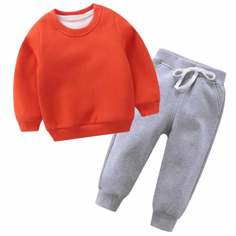 Зимний теплый комплект детской одежды для мальчиков и девочек детская одежда