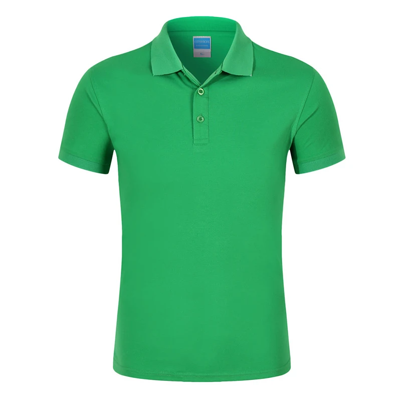 

220g32 thread cotton classic single bead casual classic Lapel short sleeve