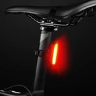 120 люмен USB Водонепроницаемый велосипед хвост светильник Перезаряжаемые Мощный светодиодный велосипед задний светильник ночной езды Предупреждение светильник