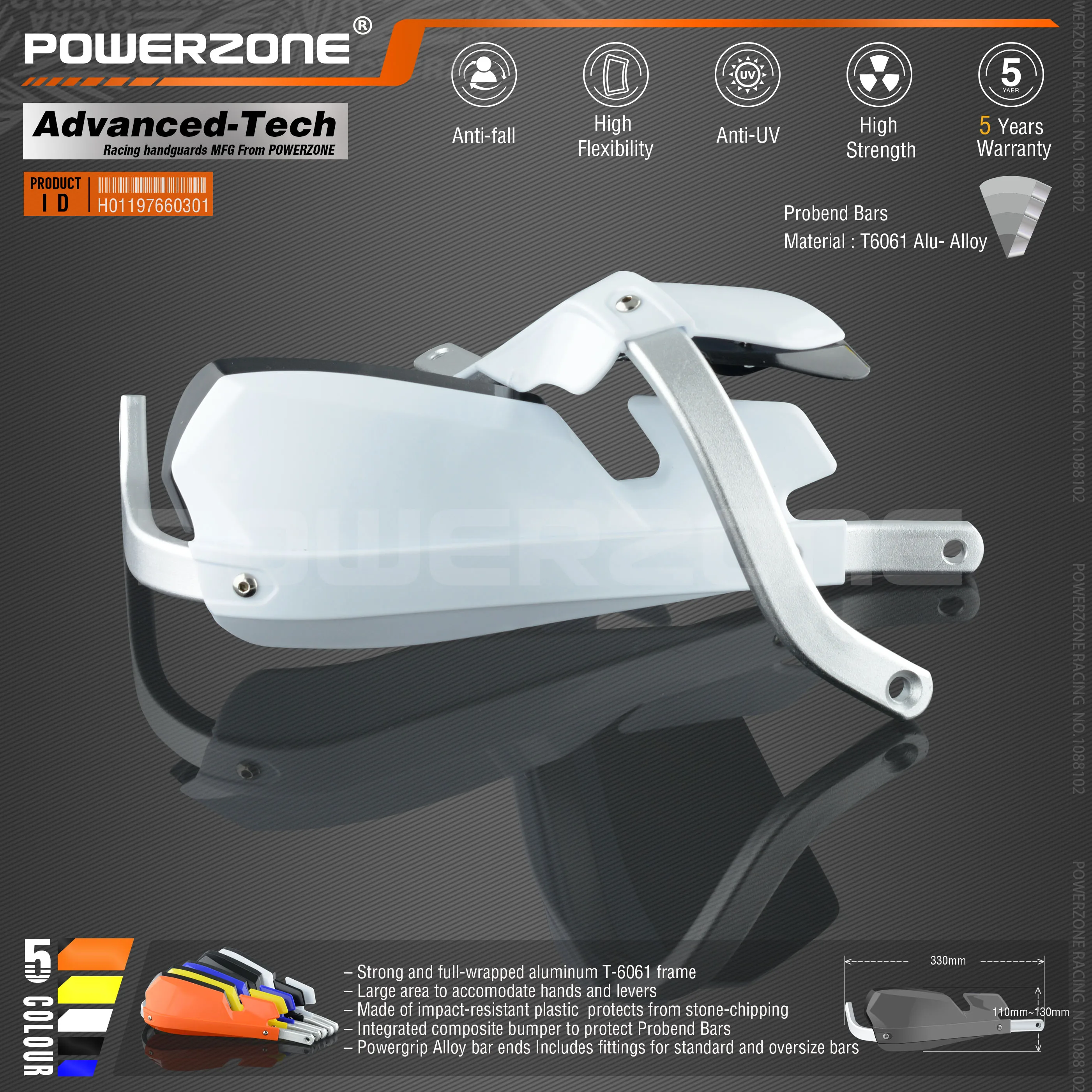 Powerzone PZ-Motect рукавицы для Honda KTM ADV EXC EnduroHusqvarna TE CRF WRF DRZ KLX мотоцикла квадроцикла руля |