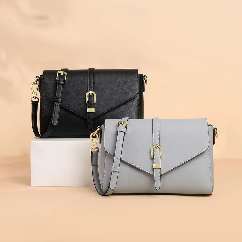 

Solid color Square Crossbody Bag 2021 Fashion New Quality PU Leather Women's Designer Handbag Lock Chain Shoulder Messenger bags